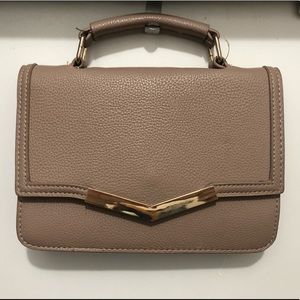 Urban expressions tan vegan leather clutch